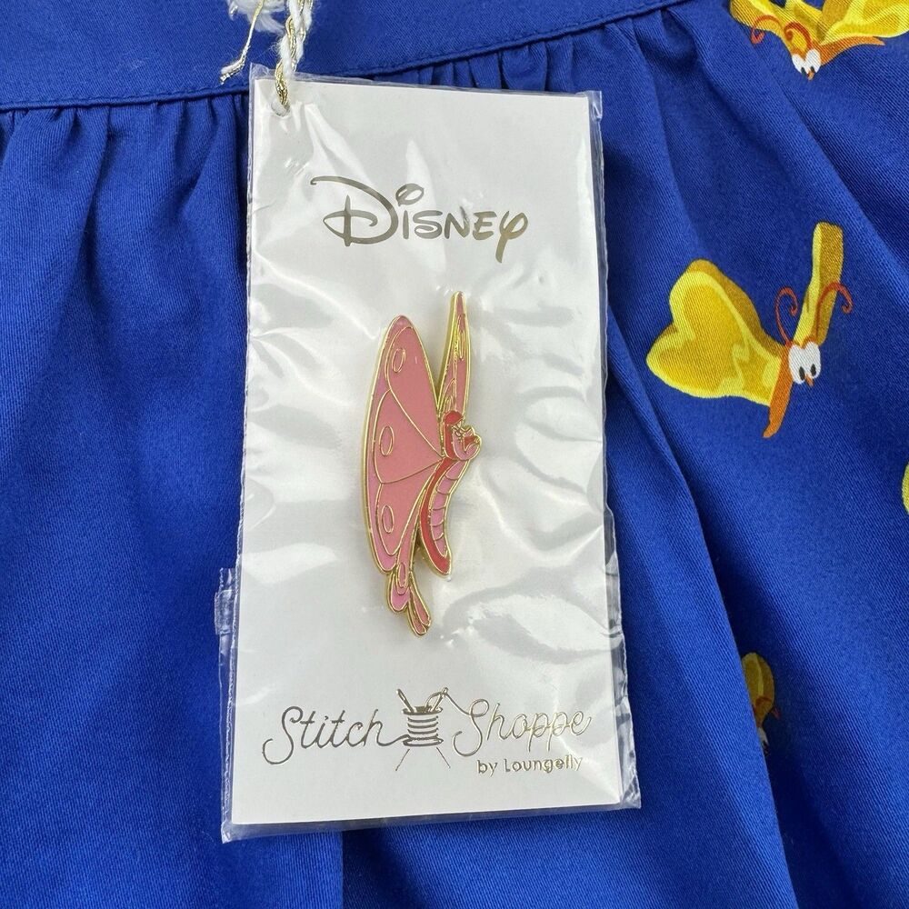 Disney Stitch Shoppe Loungefly Alice Caterpillar Dream Sandy Skirt M NWT Pin - Picture 4 of 16